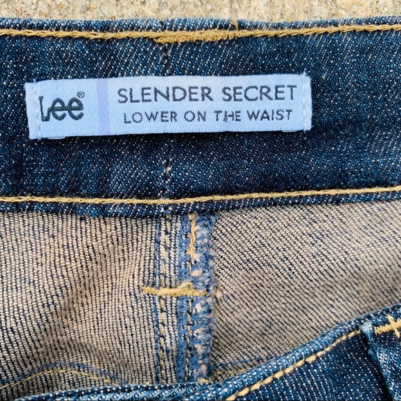 Lee Slender Secret Dark Rinse Boot Cut Jeans 12 - Picture 3 of 6